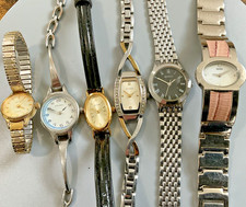 6 X SEKONDA WRISTWATCH, Inc SEKSY 3 WORKING New batts