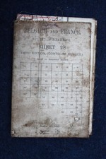 WW1 1915 dated British Army 1:40,000 Map centred on Ypres.