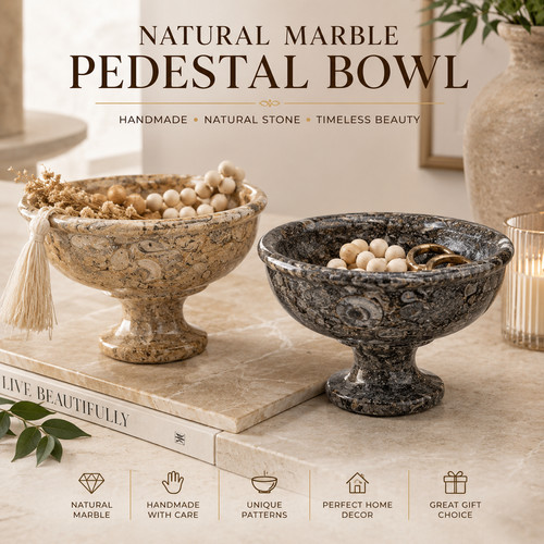 Handmade natural marble - natural,