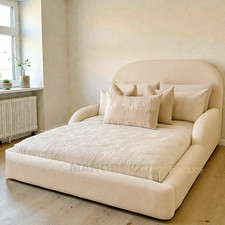 Teddy bouclé fabric - fabric, bed