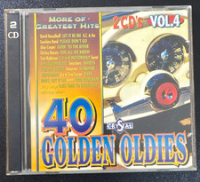 40 GOLDEN OLDIES 2CD EX/EX [CD ALBUM]
