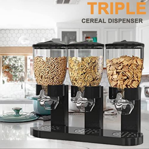 Triple double cereal dispenser - cereal,