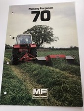 MASSEY FERGUSON MF 70 Rotary Mower & Mower Conditioner Original 1983 Brochure