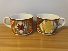 Pair Of Royal Doulton Capital Charango Coffee Cups 