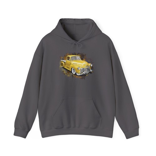 Yellow pickup chevy truck dad - truck,