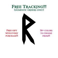 Raidho, Wagon, Journey, Norse, Pagan, Decal, Vinyl, Sticker, Viking, Runes, Odin