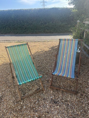 Pair vintage deck - vintage,