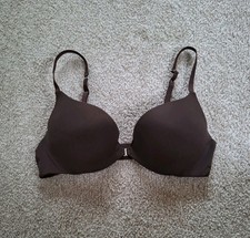 Bra 'La Senza' SIZE 36B Chocolate Brown Push Up Padded Underwired Plunge 