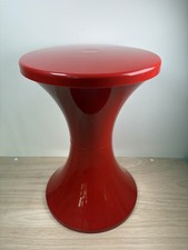 Vintage Tam Tam Plastic Stool Red Retro GC