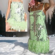 Asos Green Silver 20s Gatsby