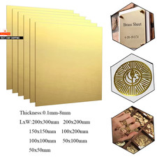 1Pcs Brass Sheet Thickness