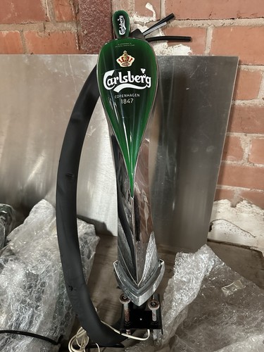 Carlsberg front tap beer - front, pump