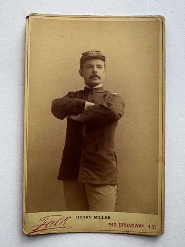 C1889 antique cabinet card - cabinet,