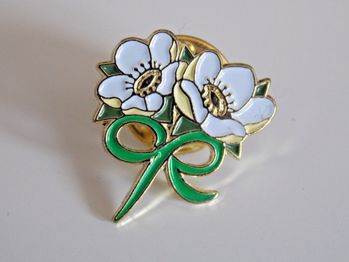Macmillan cancer relief pin - cancer,