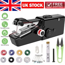 Mini Portable Smart Electric Tailor Stitch Hand-held Sewing Machine Home Tool UK