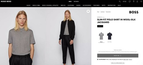 New hugo boss mens tailored - boss,