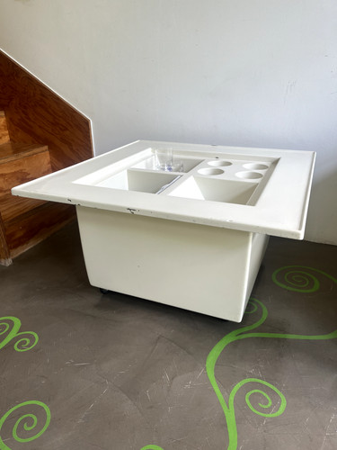 Vintage 70s white fiberglass - vintage,