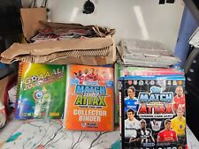 50 match Attax & panini trading cards full binders & 1000's of loose cards