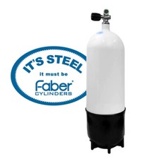 Faber Steel Scuba Dive Tank Cylinder 7L / 300 Bar Nitrox Ready