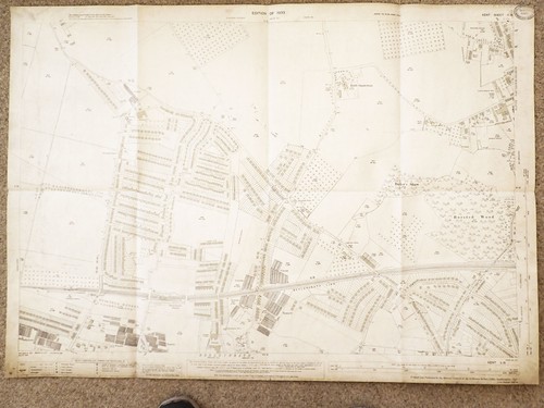 Kent old map - plan, history