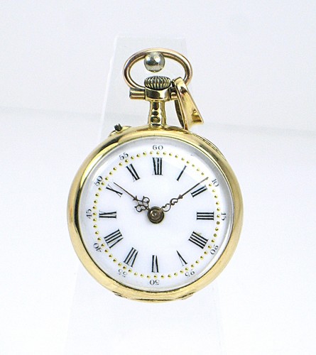 Pocket watch 18k - solid, gold