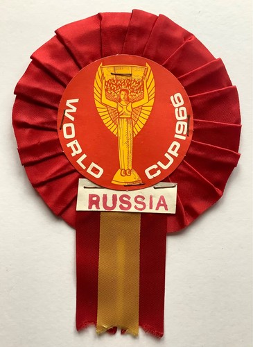 Vintage football rosette 1966 - vintage,