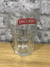 Say Smirnoff Promotional Glass