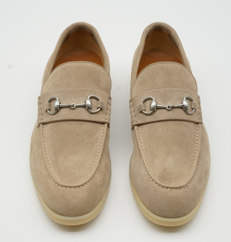 Gucci loafers horsebit suede - gucci,