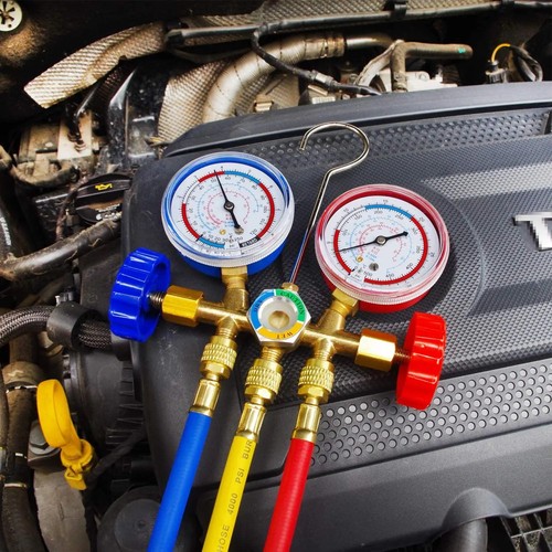Way manifold gauge set - gauge,