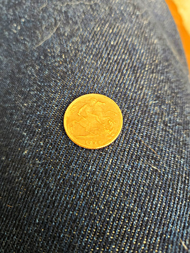 Gold sovereign from - from, 1902