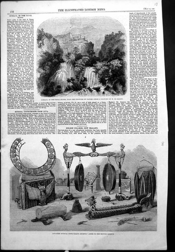 Antique old print subiaco - old,