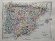 1882 Spain & Portugal Hand