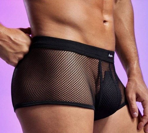 New men sexy black fishnet - new,