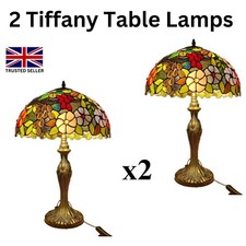 2 x 16Inch Tiffany Style Table