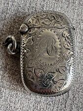 Victorian silver vesta c1899 Joseph Gloster
