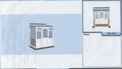 Porch offer white double - -white,