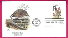 USA 1987 Official Fleetwood FDC - BOBWHITE QUAIL - Fdi USPS Capex Station