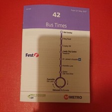 Leeds Metro Bus 42 Timetable