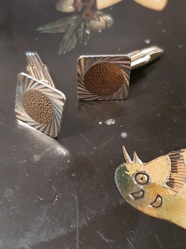 Cufflinks 14ct gold and - 14ct,
