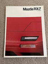 Mazda RX7 RX-7 Turbo Original Car Sales Brochure Frameable 1989