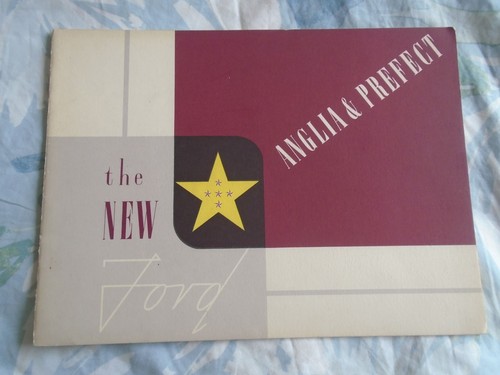 Ford anglia prefect brochure - ford,