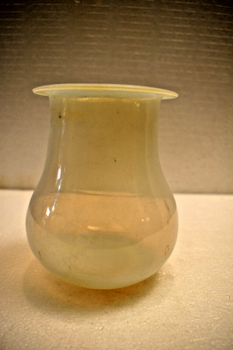Antique opal glass hanging oil - antique,