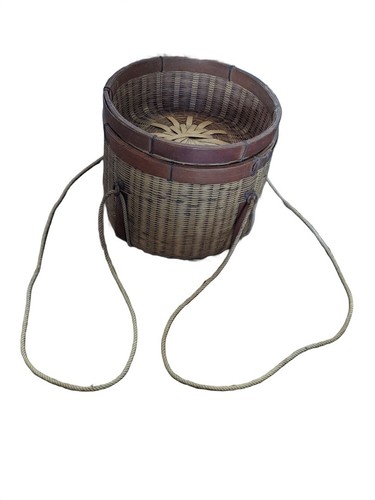 Bamboo fish cage handmade used - fish,