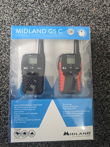 Midland pmr446 twin pack - twin,
