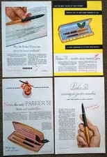 Four 1950s vintage adverts for - 1950s,
