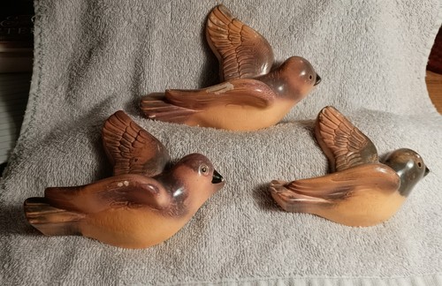 Vtg chalkware flying - chalkware, birds