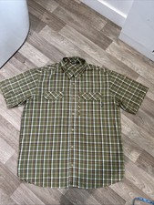 Khaki Green Orange Check Plaid