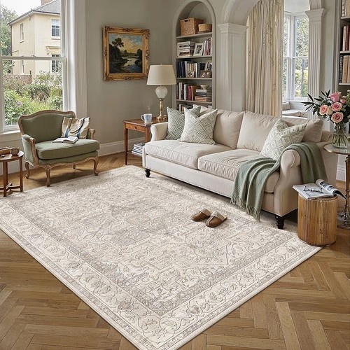 Vintage rug 160x230cm beige - vintage,