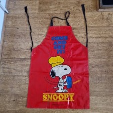 VINTAGE CHILDS Red SNOOPY PVC