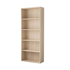 5 Tier Bookcase with Shelving Unit for Storage Bookshelf Living Room Office